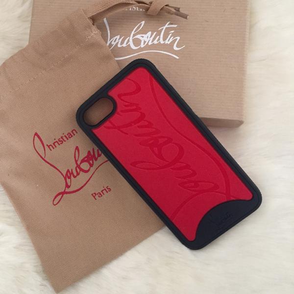 Christian Louboutin☆Loubiphone iPhone7Plusケース iPhone7/8,7/8plus レッドソール 1185102M442